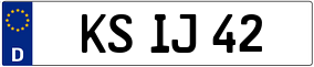 Truck License Plate